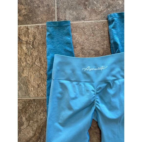 Alphalete Amplify Ombré Leggings Ocean Size Medium - Picture 4 of 10